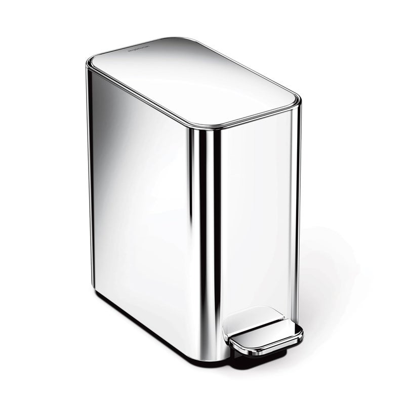 سلة مهملات رفيعة بسعة 5 لتر - سيمبل هيومن